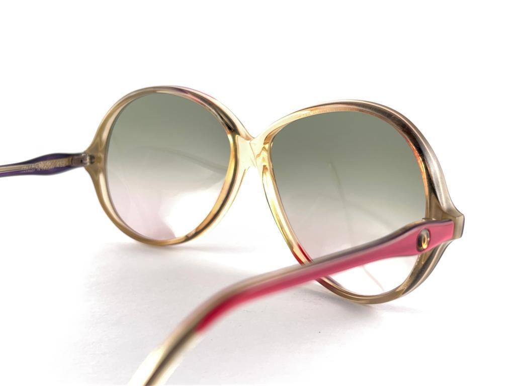 Vintage Rare Oliver Goldsmith Translucent Multicolour Sunglasses 60'S England For Sale 6