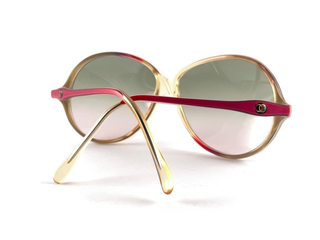 Vintage Rare Oliver Goldsmith Translucent Multicolour Sunglasses 60'S England For Sale 7
