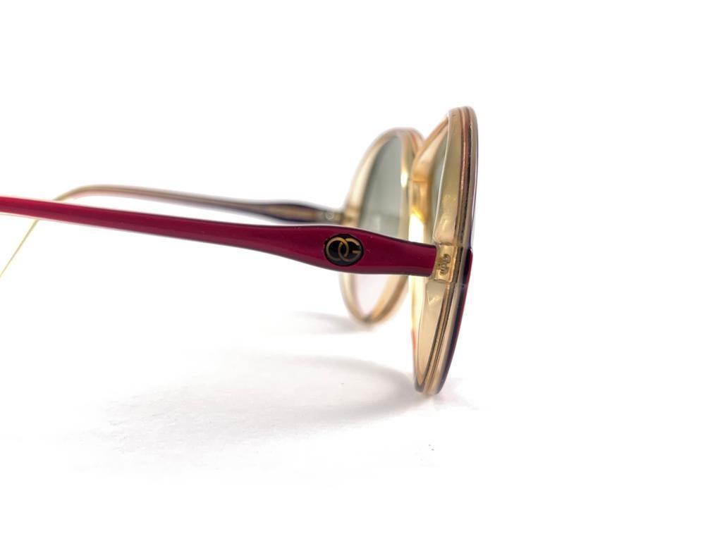 Vintage Rare Oliver Goldsmith Translucent Multicolour Sunglasses 60'S England For Sale 3