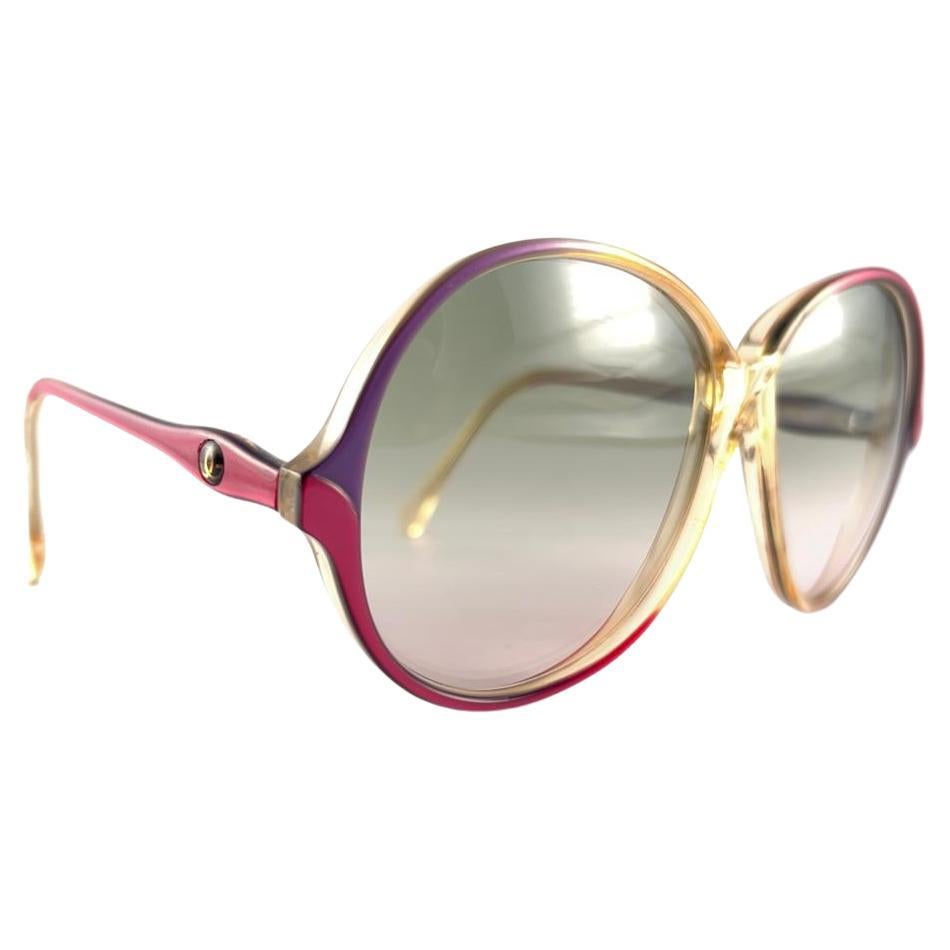 Vintage Rare Oliver Goldsmith Translucent Multicolour Sunglasses 60'S England For Sale