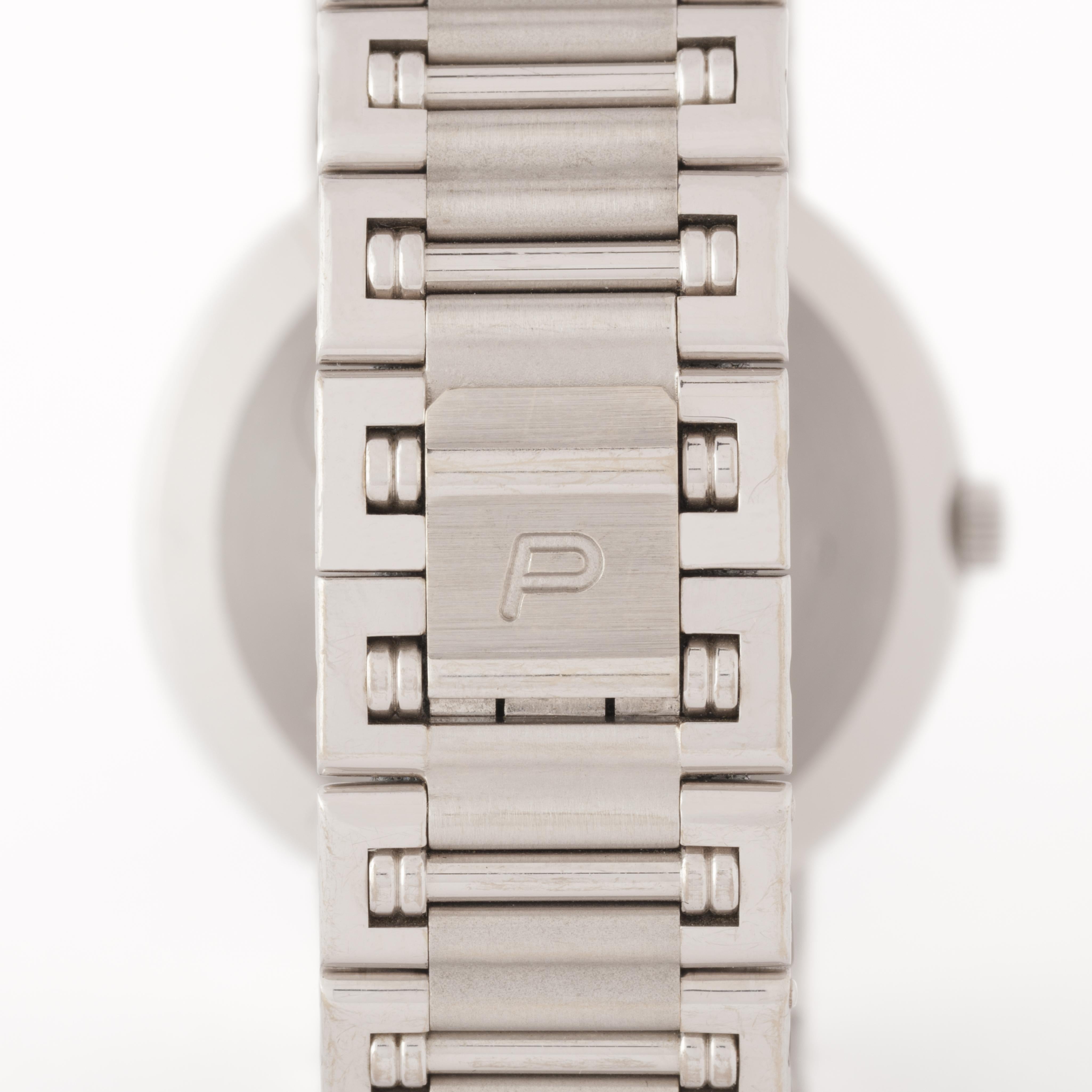 Vintage Rare Piaget Dancer Model 94024 K81  18 Karat White Gold Lapis Dial 1