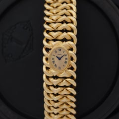Vintage Rare Piaget x Hermés Model 3771 18 Karat Yellow Gold Bracelet Watch