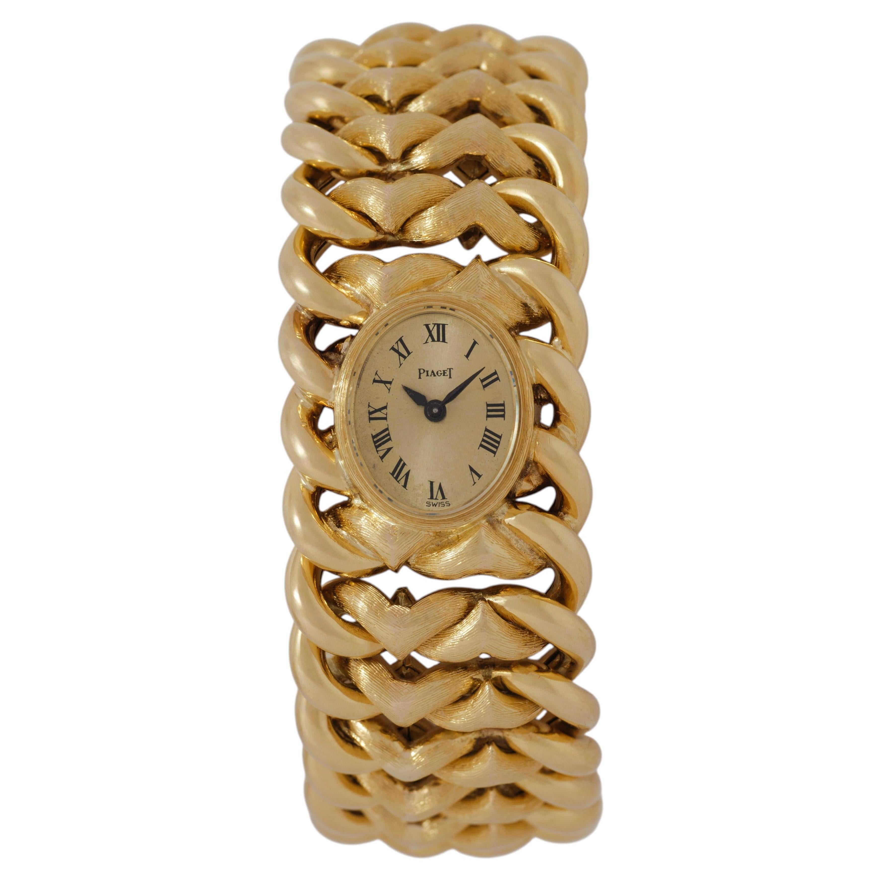 Reloj pulsera vintage Piaget x Hermés Modelo 3771 de oro amarillo de 18 quilates