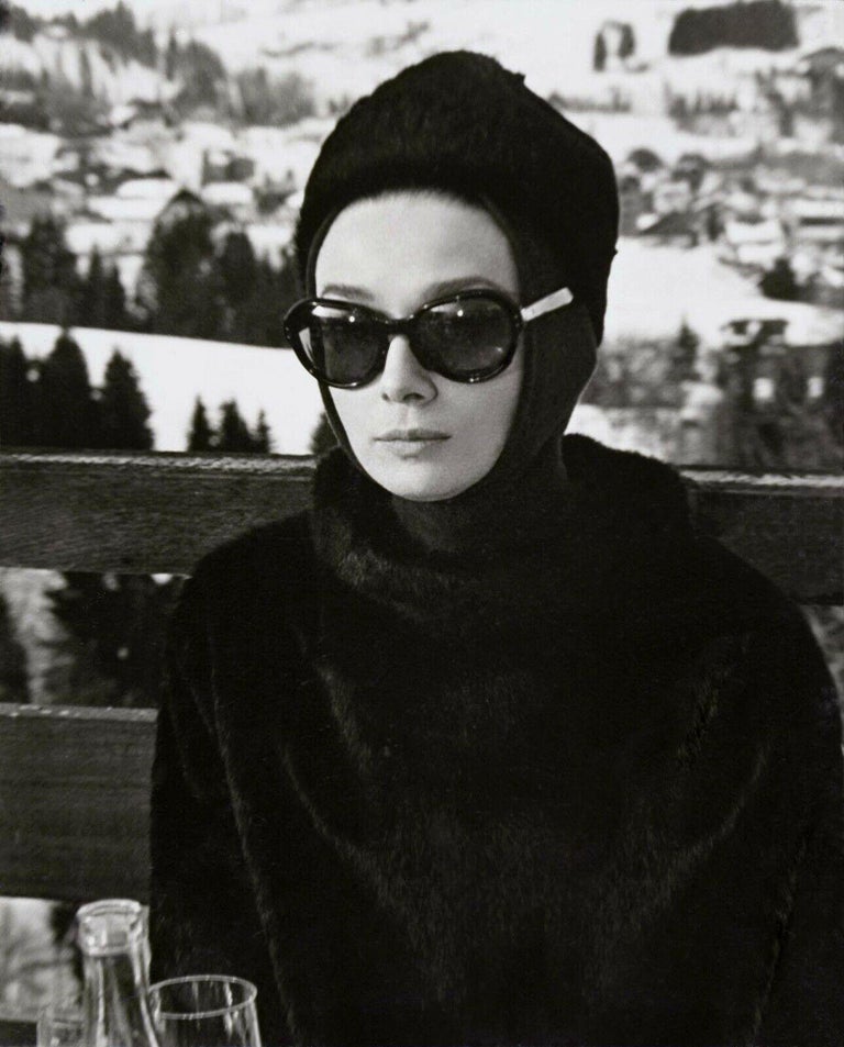 Audrey Hepburn Con Occhiali Da Sole Occhiali Da Sole Vintage Rari Pierre  Marly 1960 Charade Audrey