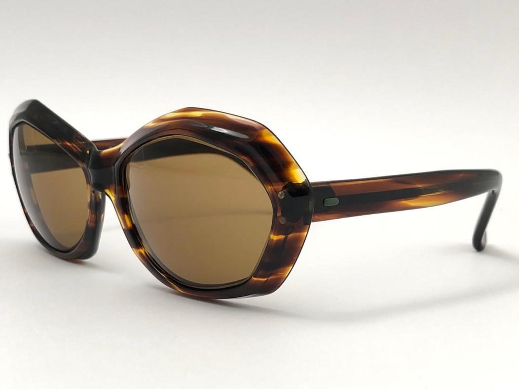  Vintage Rare Pierre Marly Nicky Oversized Avantgarde 1960 Sunglasses In Excellent Condition For Sale In Baleares, Baleares