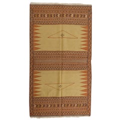 Raro kilim o onda piatta "Soffreh" d'epoca
