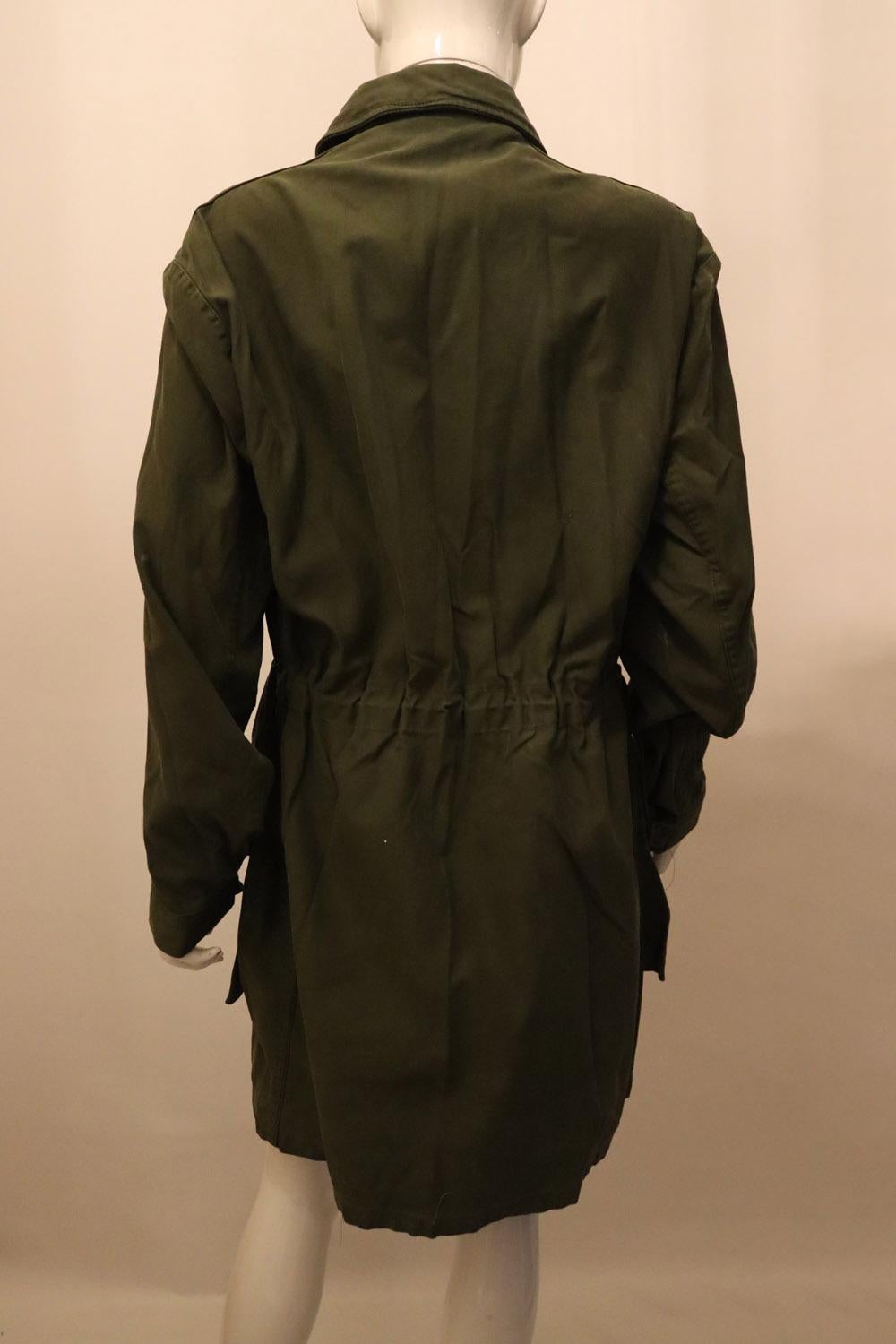 Vintage rare Swedish C52 Kahki Jacket For Sale 1