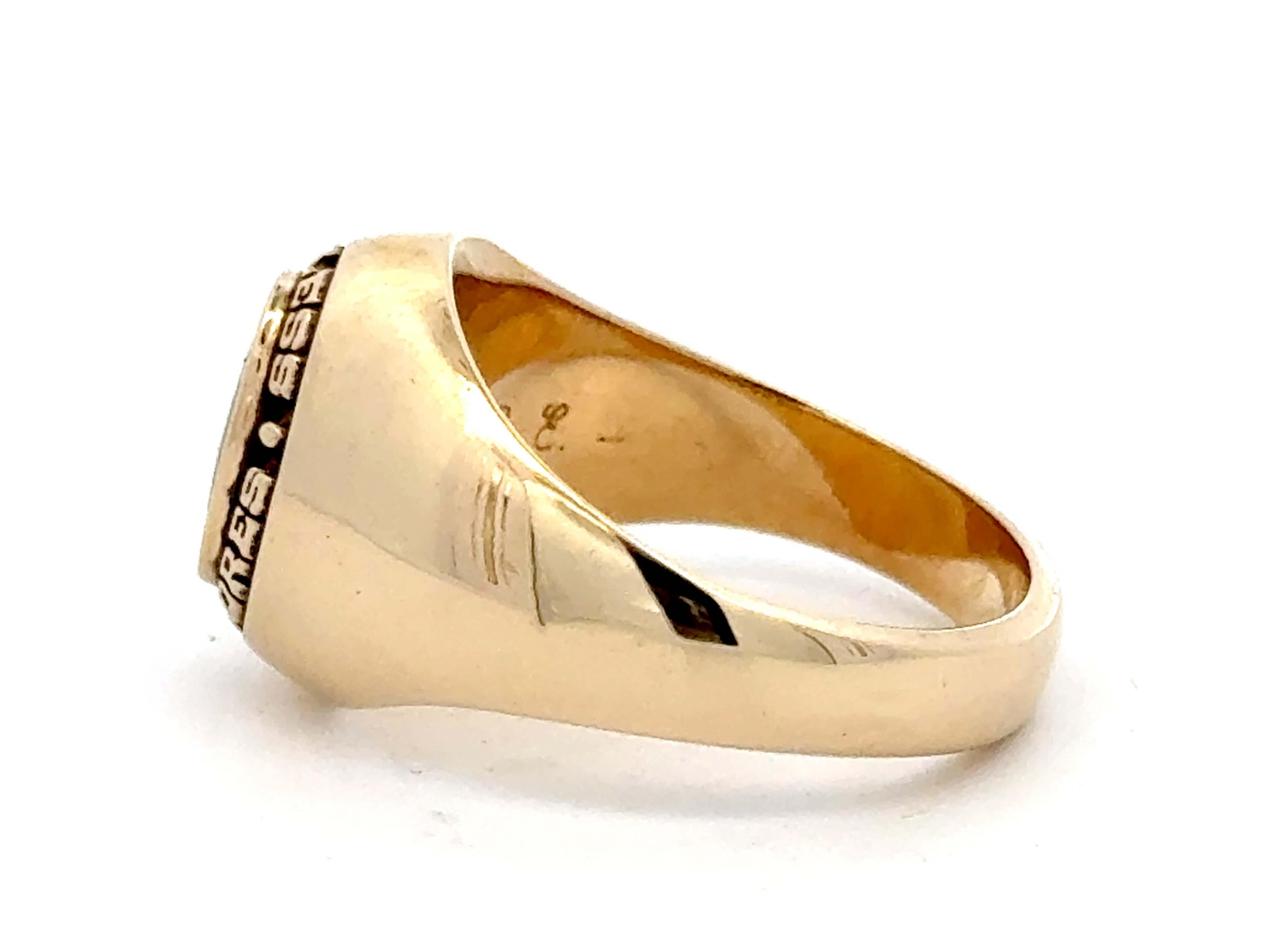 Vintage Rare Tiffany & Co. Payless Drug Stores Onyx Pinky Ring For Sale 1