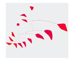 Vintage Rare XL Original Alexander Calder Museum Exhibition Lithograph Poster A+