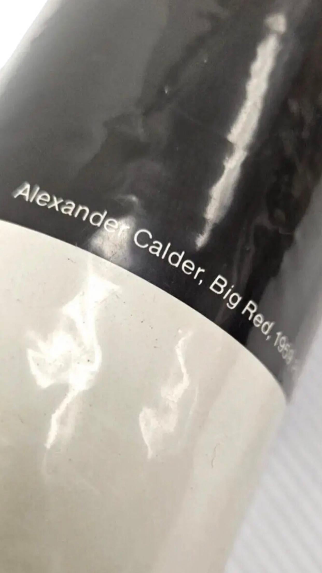 Vintage Rare XL Original Alexander Calder Museum Exhibition Lithograph Poster A+ For Sale 1
