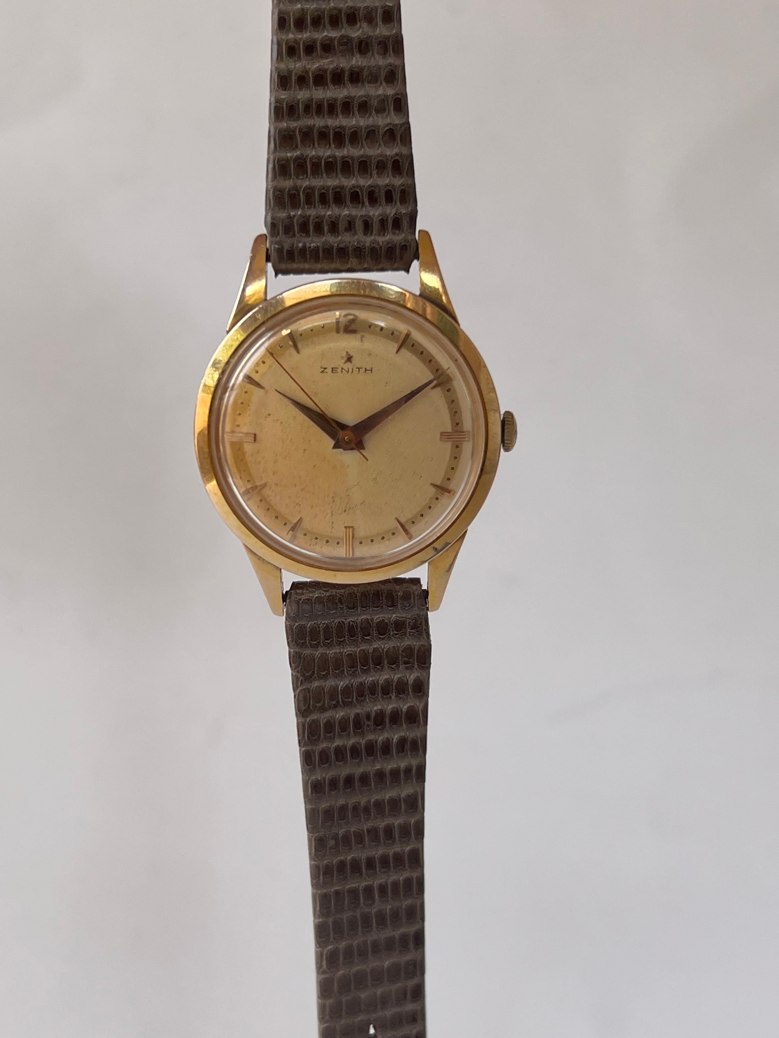 Vintage Rare Zenith Star Mechnical Bumper 80 microns Cal 120 cas Men's Watch 2