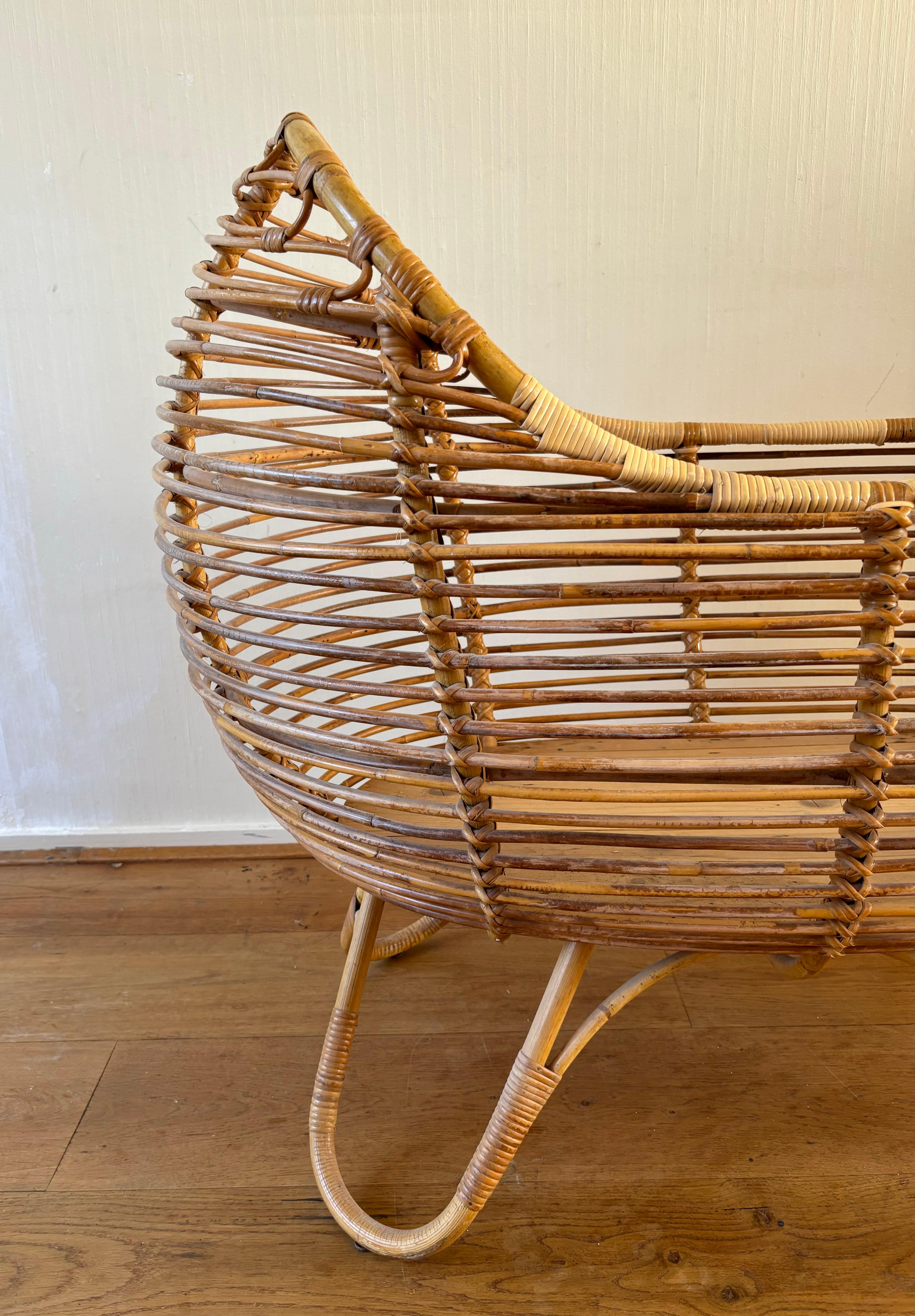 rattan crib for sale