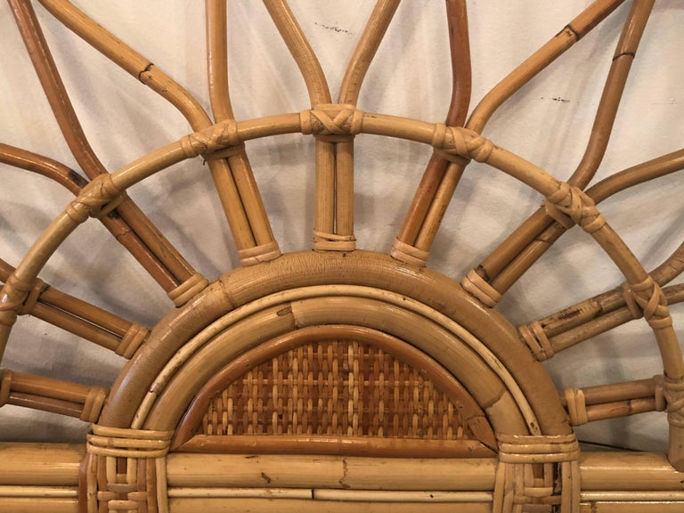 Vintage Rattan Bamboo Arched Large Wall For Sale at 1stDibs vintage