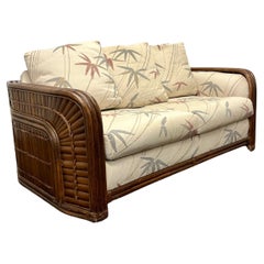 Used Rattan Bamboo Sofa Rising Sun Design