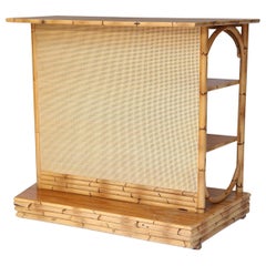 Vintage Rattan Bar