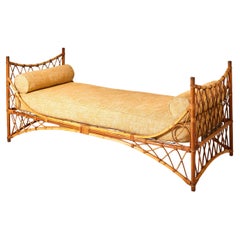 Vintage Rattan Bench 1960