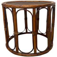 Vintage Rattan Caning Kreisförmig
Beistelltisch