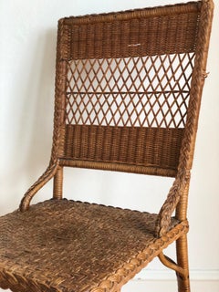 Vintage Rattan Chair by R. Wengler, Copenhagen