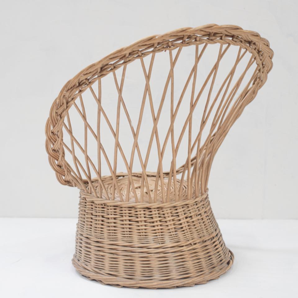 vintage woven chair