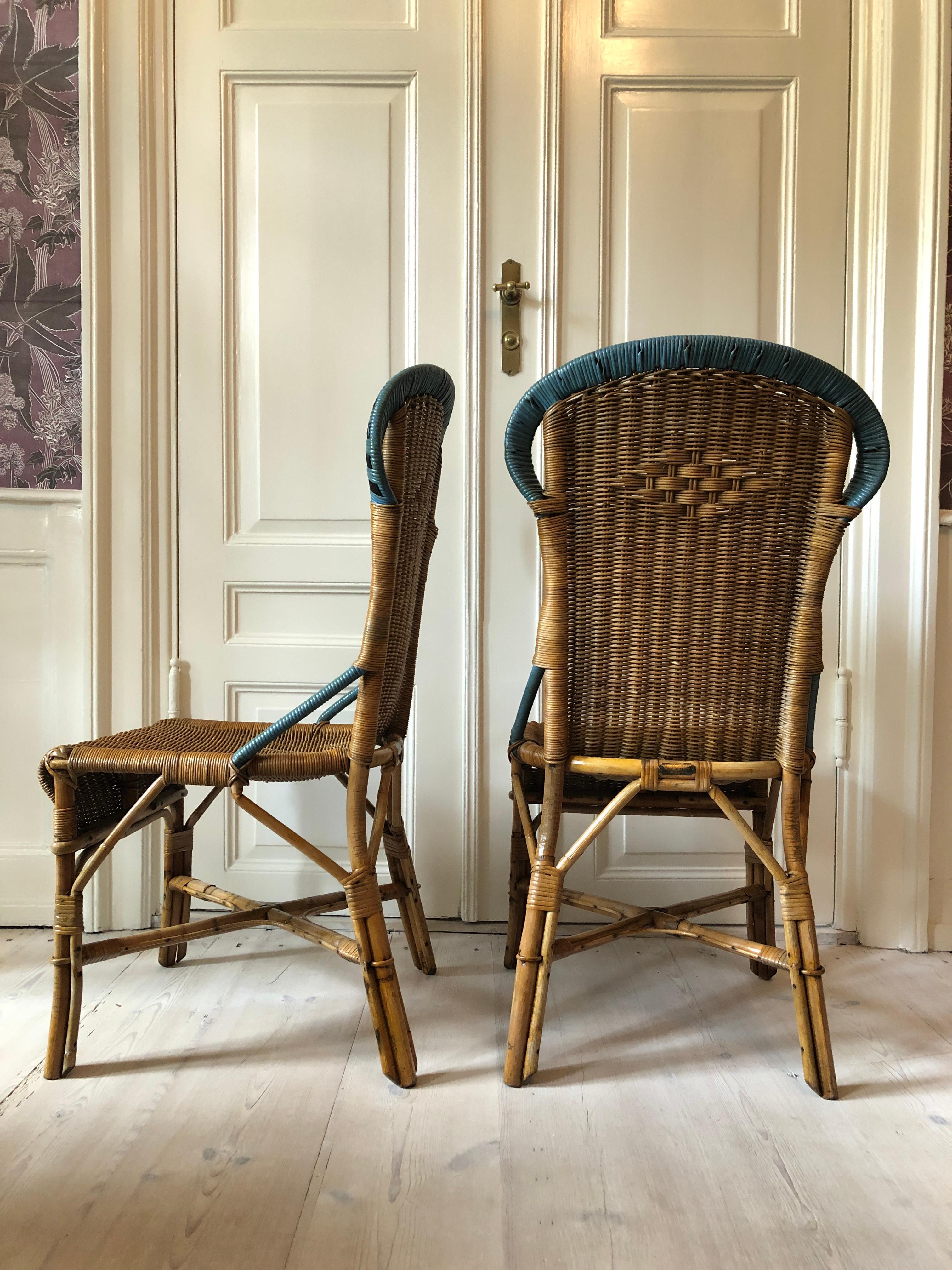 Vintage Rattan Complete Furniture Set with Elegant Woven Details, France, 1930s 4