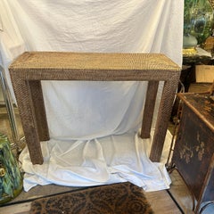 Vintage Rattan-Konsole