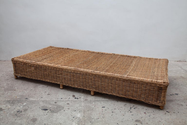 Vintage Rattan Daybed at 1stDibs