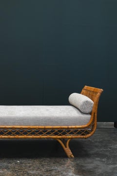 Vintage Rattan Daybed
