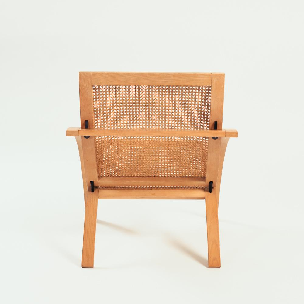 Sedia Foldes in rattan vintage di Gijs Bakker per Castelijn, 1976. Paesi Bassi In condizioni buone in vendita a Zevenaar, NL
