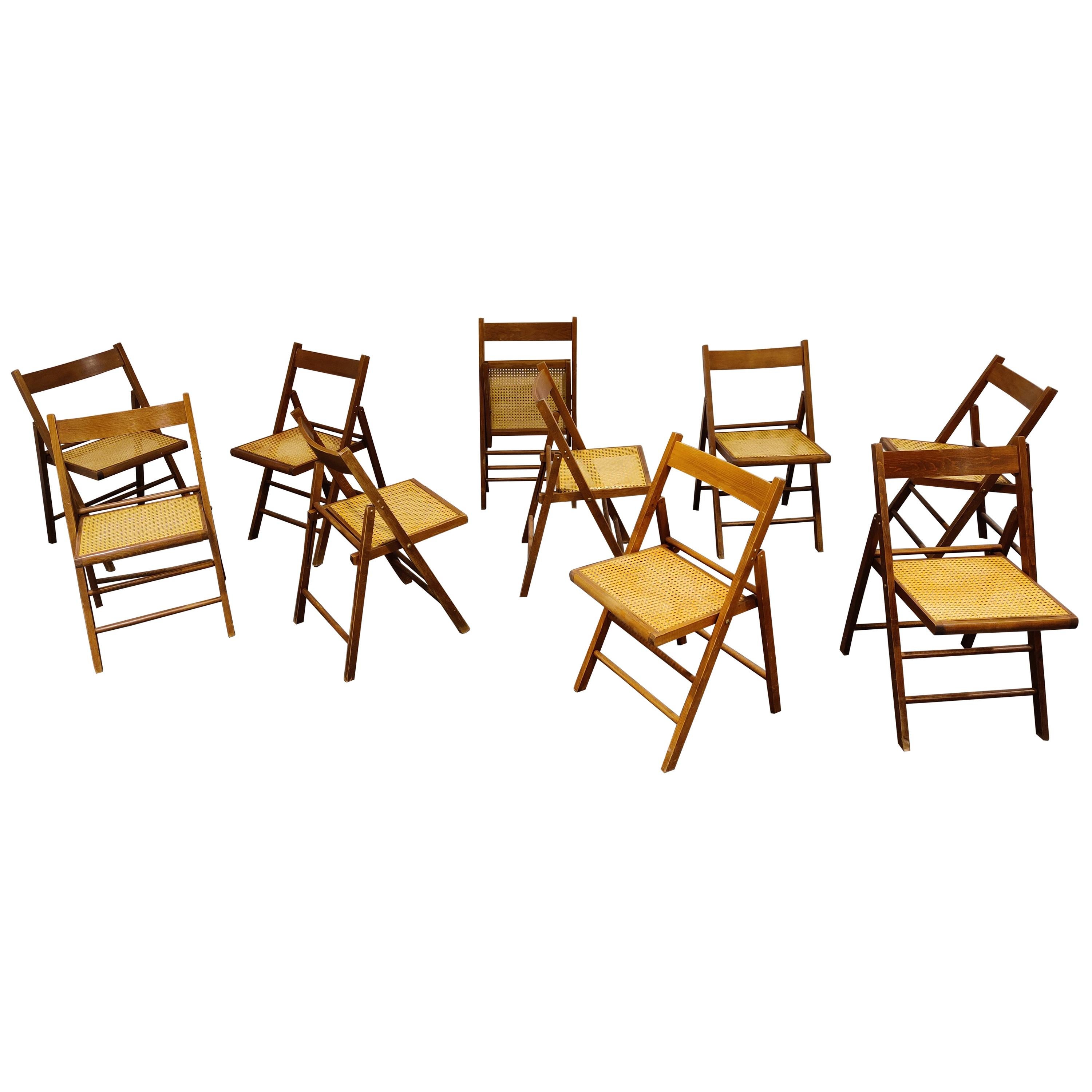 Vintage Rattan Folding Chairs, 1960s at 1stDibs rattan and wood