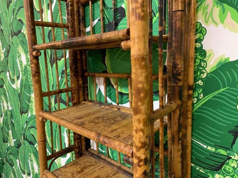 Vintage Rattan Folding Wall Shelf at 1stDibs vintage bamboo wall shelf, rattan shelves wall