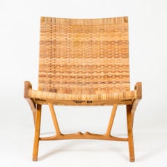 Loungesessel „JH512“ aus Rattan von Hans J. Wegner, Dänemark, 1950er Jahre