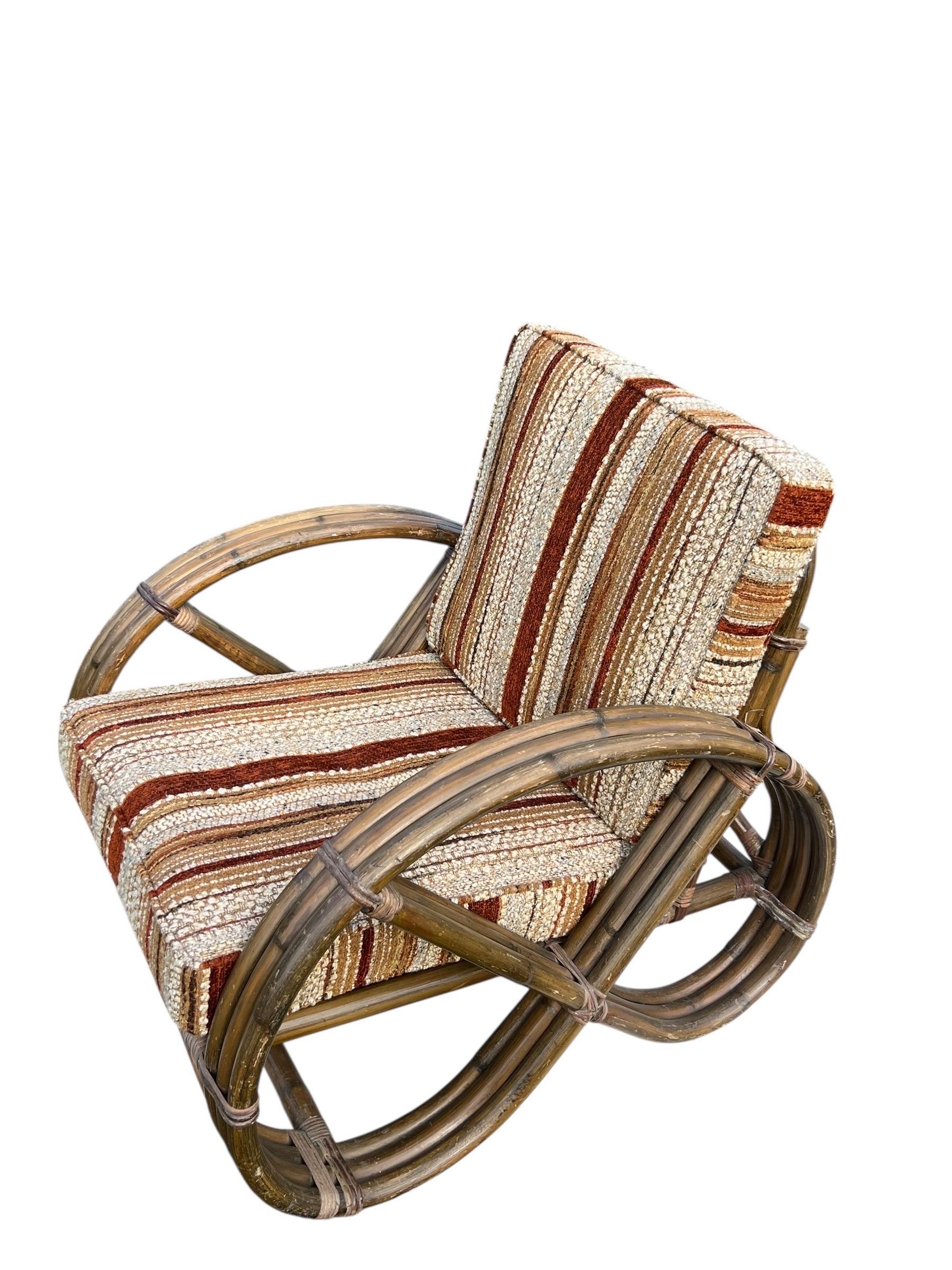 Zum Verkauf steht dieser sehr schöne Vintage Rattan Lounge Chair.