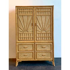 Vintage Rattan Starburst Linen Press