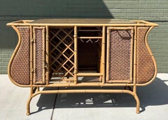 Vintage Rattan Tiki Bar