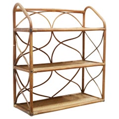 Vintage rattan wall shelf Vintage rattan wall shelf