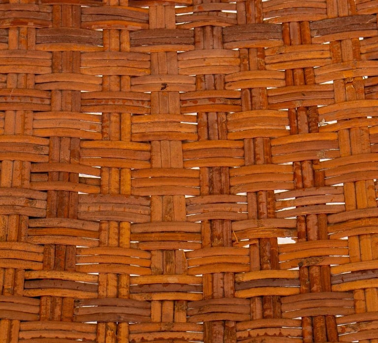 Vintage Rattan Wicker Hanging Egg Chair For Sale at 1stDibs