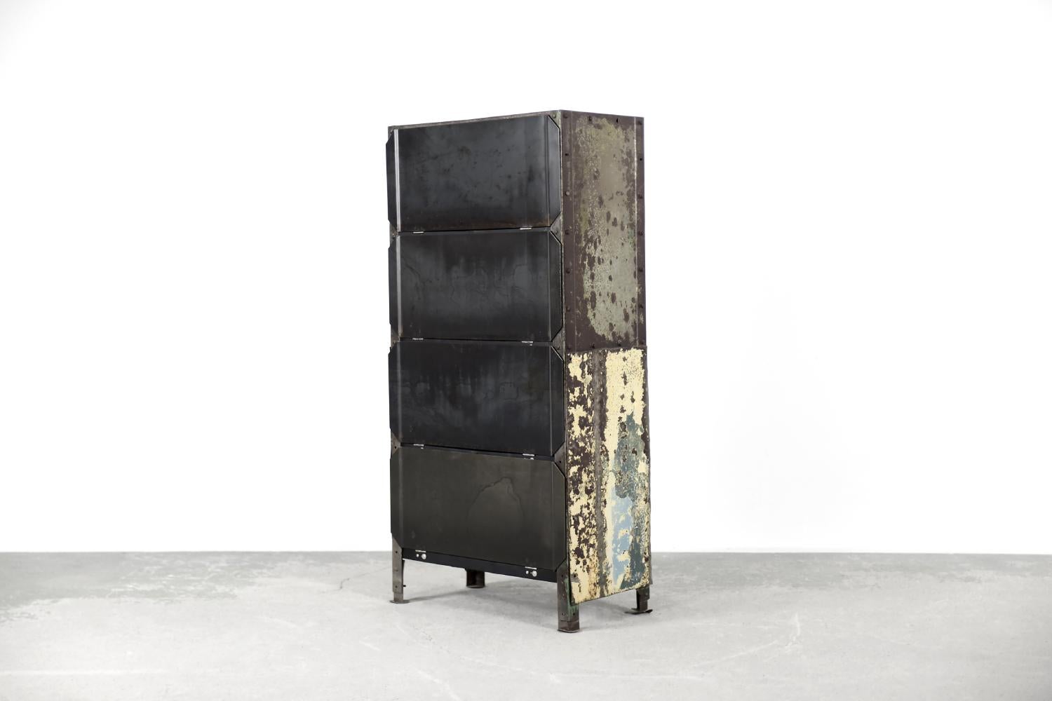 vintage metal pantry cabinet