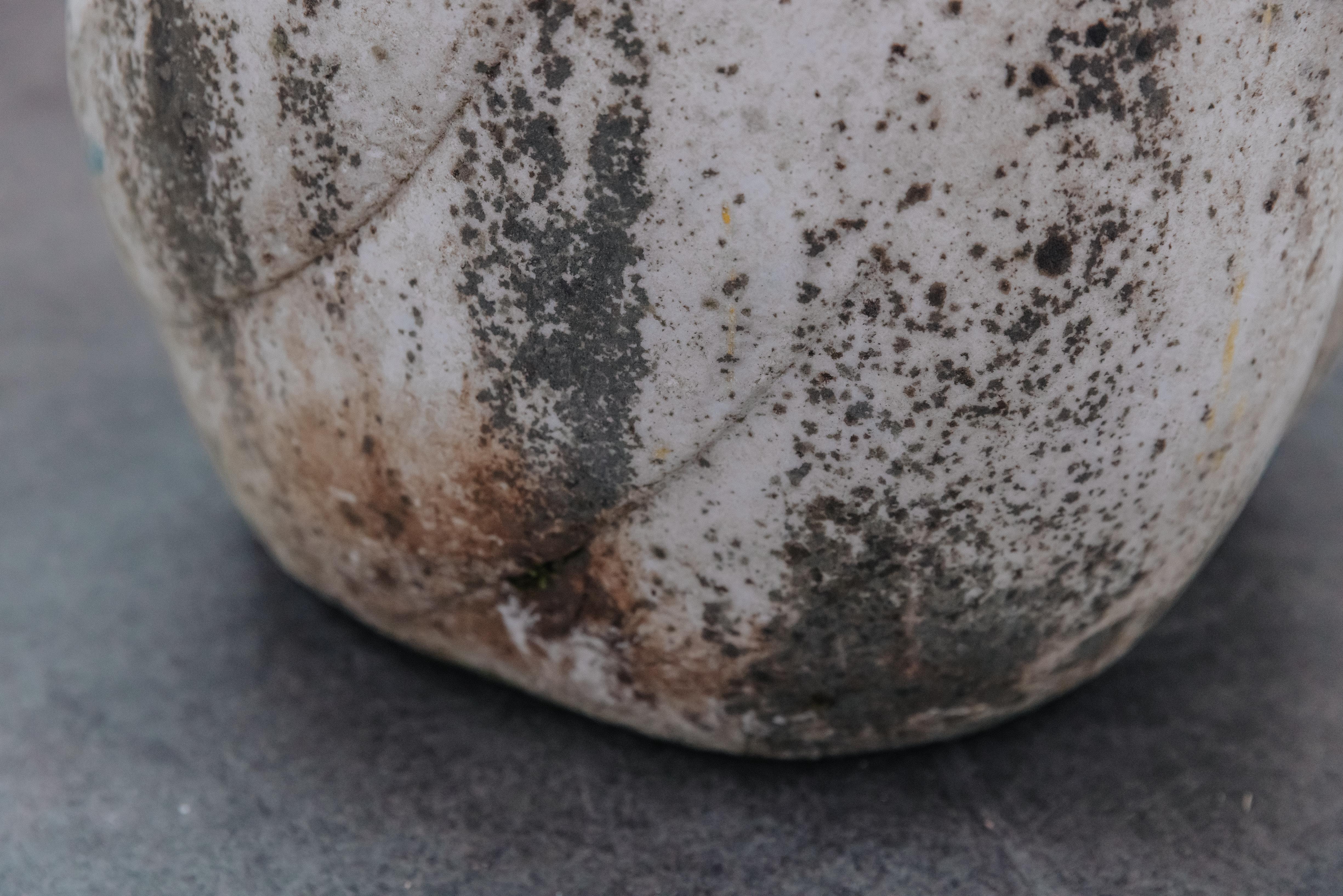 Vintage Raw Marble Stone Owl From Denmark, Circa 1960 1