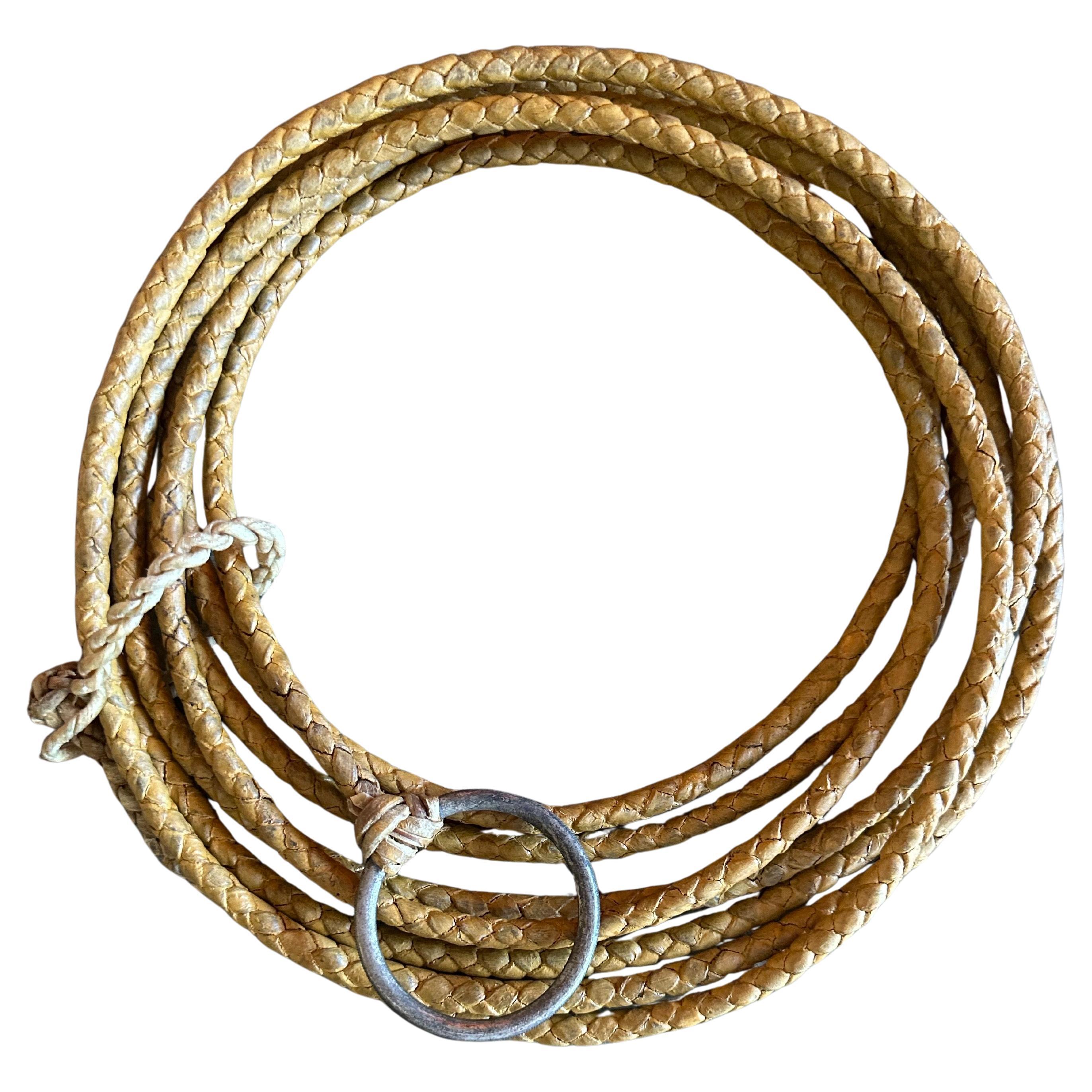 Vintage Rawhide Riata Lasso For Sale at 1stDibs