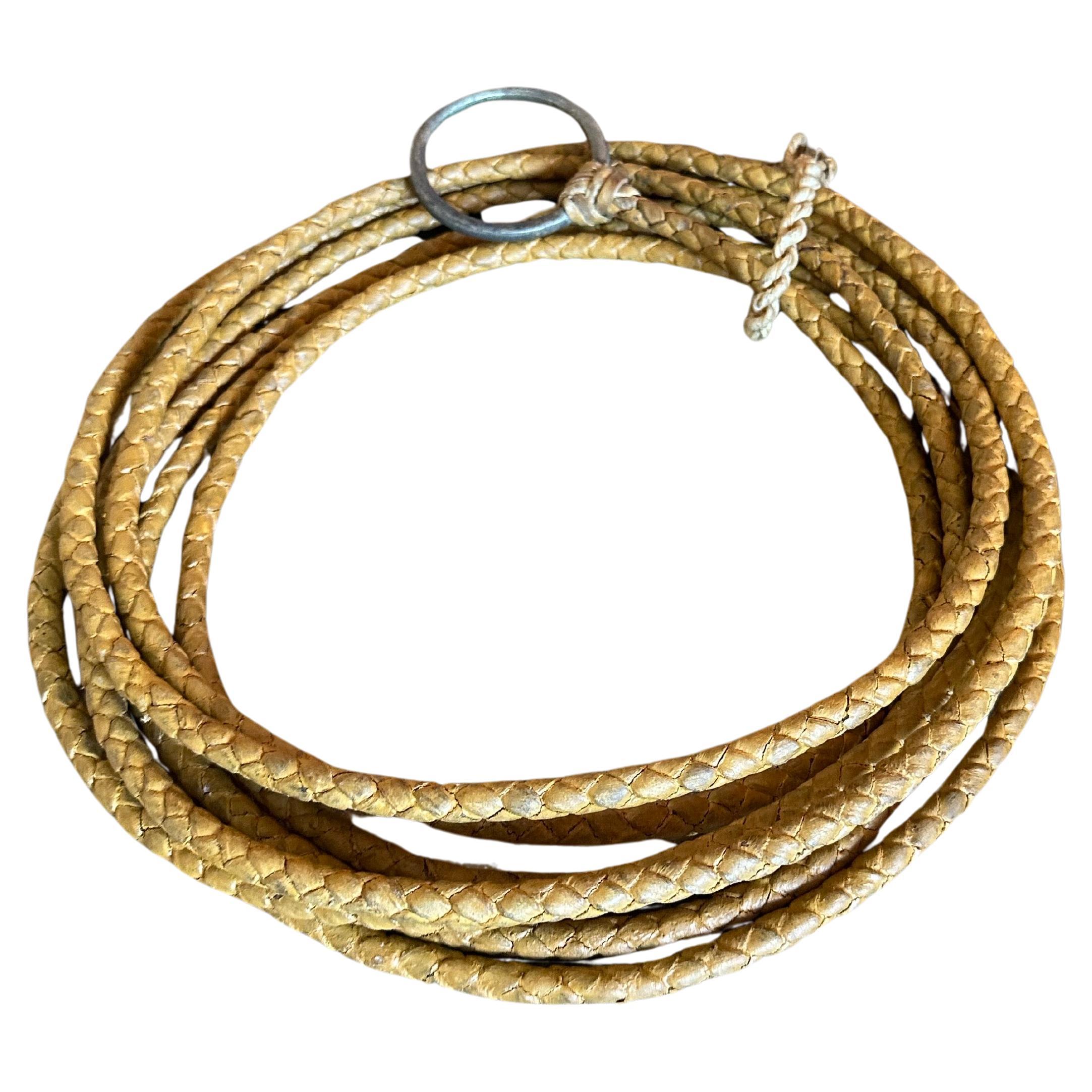 Vintage Rawhide Riata Lasso For Sale at 1stDibs