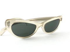 Vintage Ray Ban Alita Cat Eye 1950 Mid Century Pearled B&L USA Sunglasses