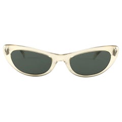 Vintage Ray Ban Alita Cat Eye 1950 Mid Century Pearled B&L USA Sunglasses