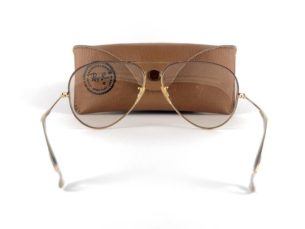 Women's or Men's Vintage Ray Ban Aviator 62Mm Changeable Lenses  B&L Sunglasses