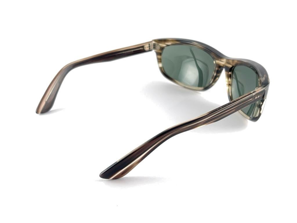 Vintage Ray Ban Balorama 1960'S Midcentury Grey Lenses Usa B&L Sunglasses 4