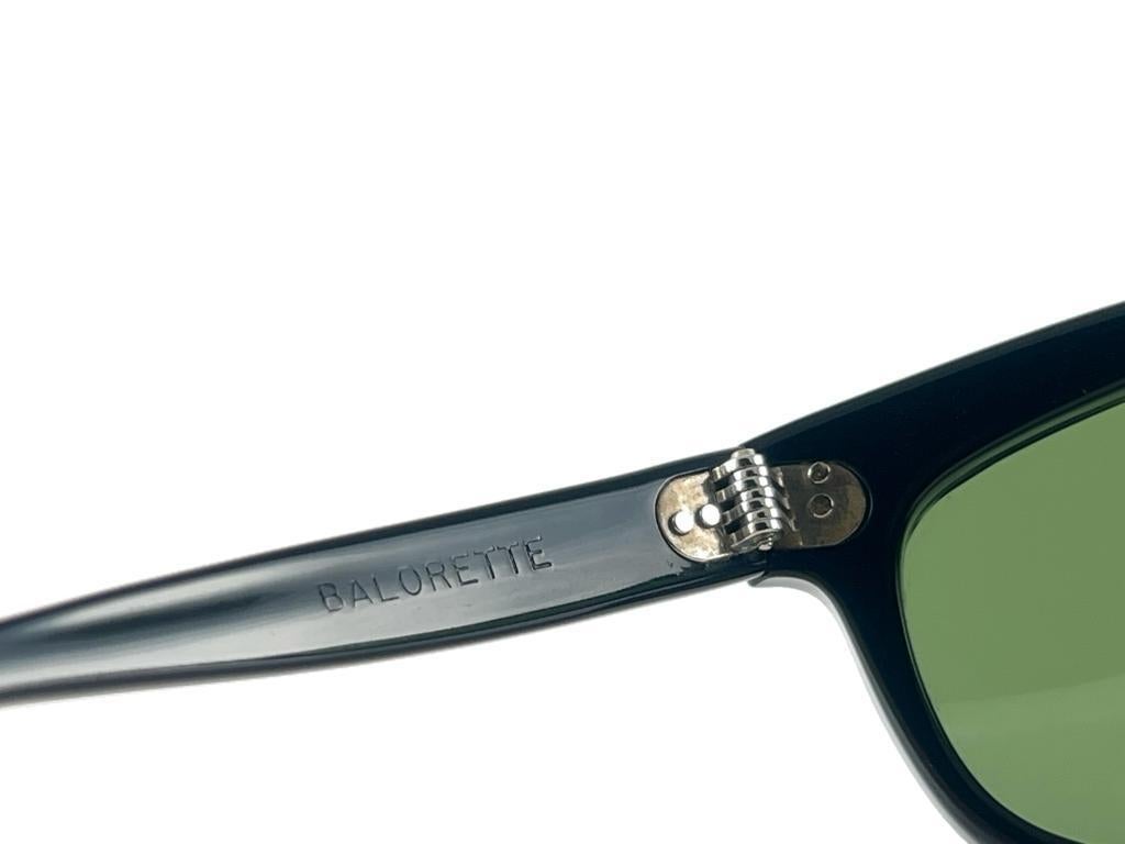 Vintage Ray Ban Balorette 1960'S Midcentury Grey Lenses Usa B&L Sunglasses For Sale 2