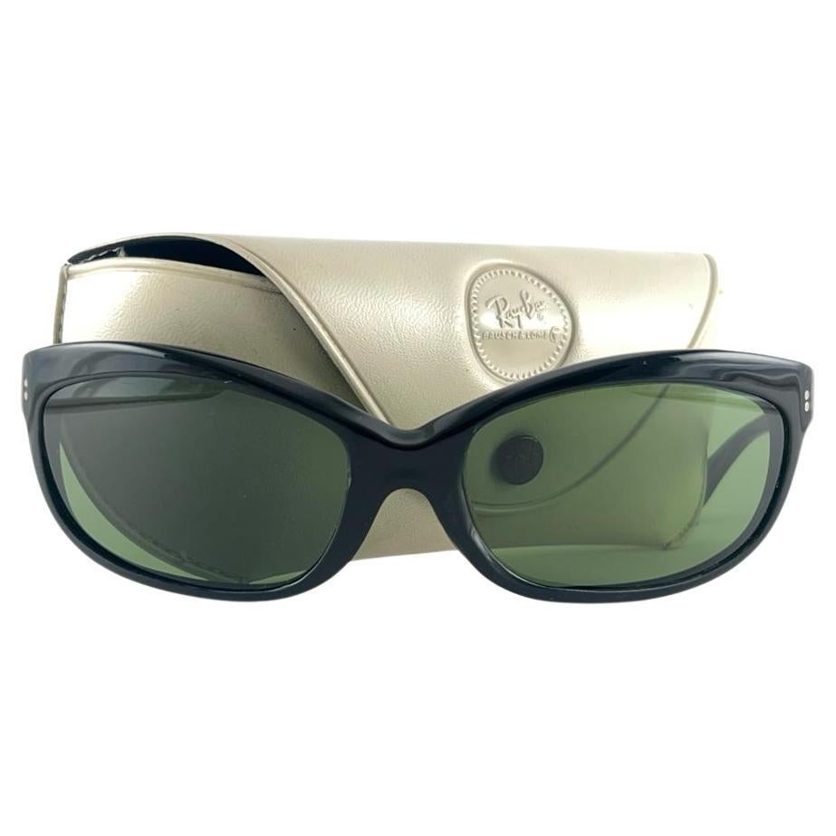 Vintage Ray Ban Balorette 1960er Jahre Midcentury Graue Vintage-Lenses Usa B&L-Sonnenbrille im Angebot