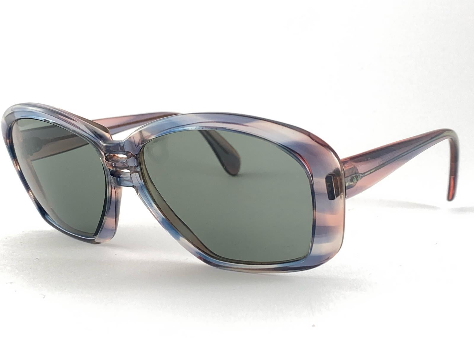 Vintage Ray Ban Bausch & Lomb Sydney Translucent Grey Made in USA Sunglasses For Sale 1