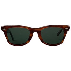 Vintage RAY-BAN B&L Brown Acetate Wayfarer Sunglasses