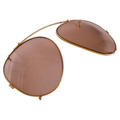 Vintage Ray Ban B&L Clip On For Aviator 62mm Sunglasses Collectors Item USA