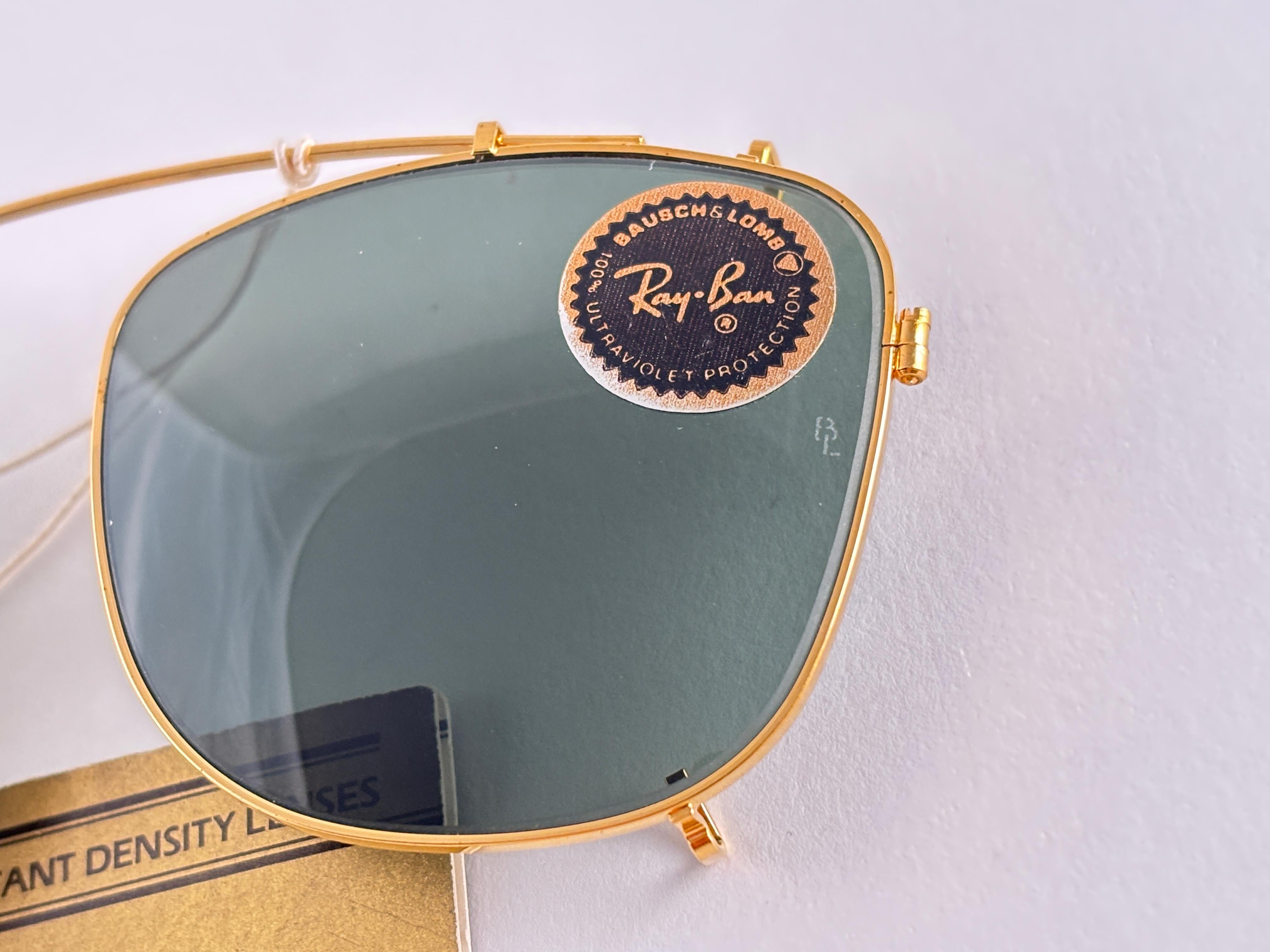 Women's or Men's Vintage Ray Ban B&L Clip On For Wayfarer Sunglasses Collectors Item USA For Sale